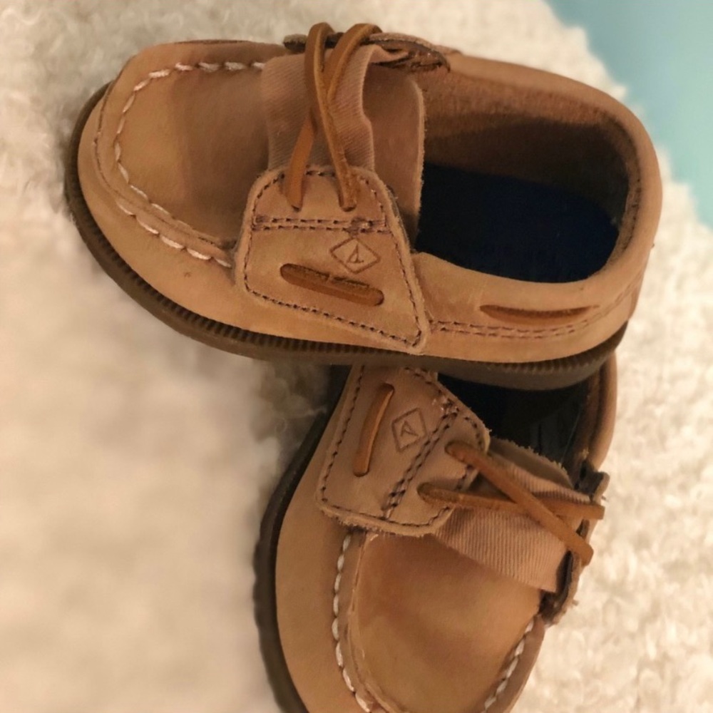 Sperry Tan Baby Walker Shoes